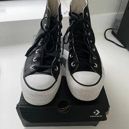 Black leather converse high top boots
Size 5
Excellent condition as hardly worn