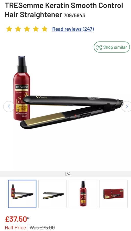 Buy & Sell West London Hounslow - Photos for Brand new ceramic TRESemme straightener