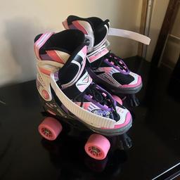 Girls roller skates size ranges from 1-3