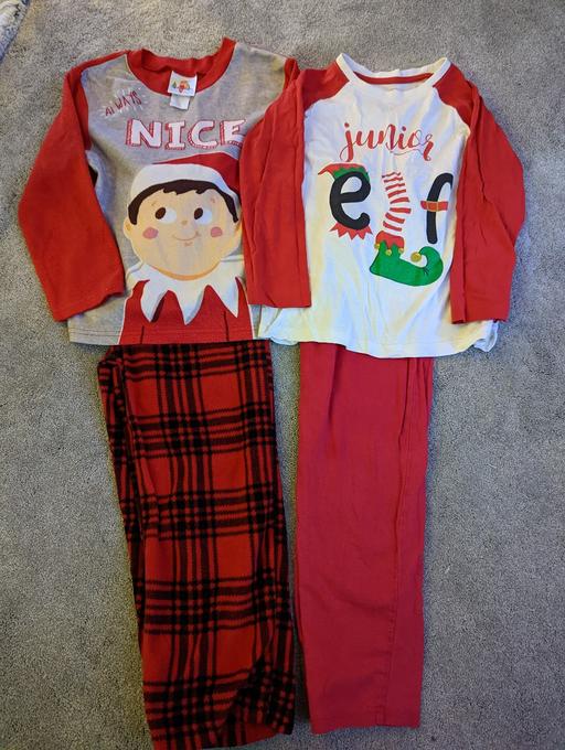 Buy & Sell Staffordshire South Staffordshire - Photos for 2 pairs Christmas pyjamas bundle age 6