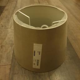 Ikea JÅRA lampshade in a sand/stone colour.
Item no 903.283.62
Height 24cm, top diameter 24.5cm, lower diameter 32.5cm
New and never used, still has the original wrapping on it.