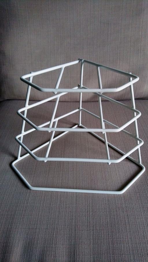 Buy & Sell Hampshire Basingstoke and Deane - Photos for White Plastic-Coated Plate Rack
