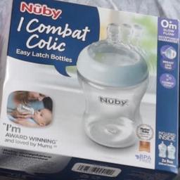 Brand new boxed pack of two nuby bottles