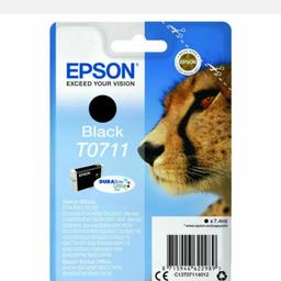 Epson Singlepack Black T0711 DURABrite Ultra Ink - Black (C13T07114012)