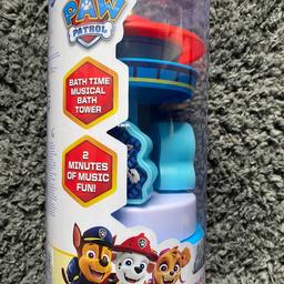 Brand new in box paw patrol lookout bath tidy tower