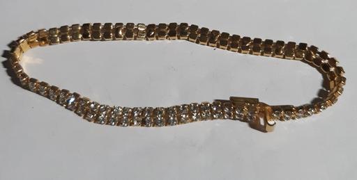 Buy & Sell Merseyside Saint Helens - Photos for gold plated double row gem tennis bracelet