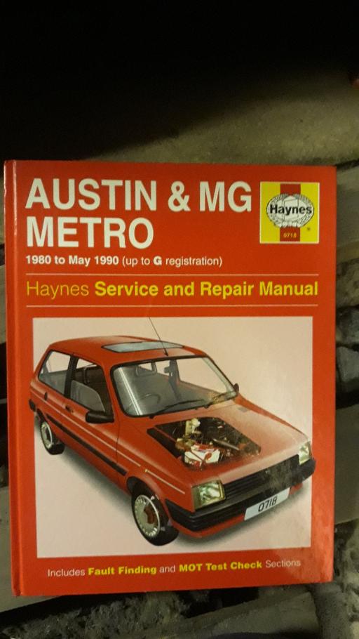 Buy & Sell Derbyshire Chesterfield - Photos for Haynes Manual Austin and MGMetro 1980 to 1990