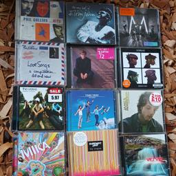 12 CDs, random music, some Sealed. Peterlee, 07727000668