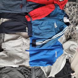 Aged 2-3 years
The spiderman tracksuit says 5-6 but it is more like a 2-4
I have noticed some defect and stains on some of the tracksuits but still got lots of life left in them