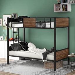 Brand new  single metal bunk bed frame 3ft with ladder black  all new in box and also we do single mattress start from £65 and we can deliver local 
Size  :198 x 96 x 170 cm
