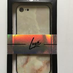 Apple iPhone case by Luxe. Natural Marble effect. Still sealed in original packaging. Postage available to any location in the world from trusted seller - selling successfully online since 2011. Please contact with any queries. All questions answered and offers considered.