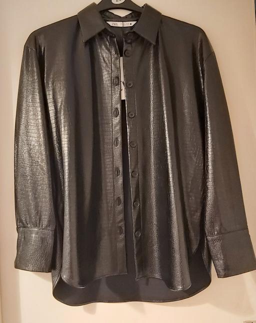 Buy & Sell Greater Manchester Wigan - Photos for NWT zara faux leather shirt/jacket