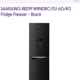 Samsung Free standing fridge freezer Very good condition and working order mint condition selling due to bought new one, Bought £600 from currys want £200