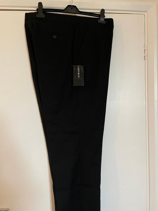 Buy & Sell Kent Folkestone and Hythe - Photos for NEW Jeff&Co Men’s black trousers - 34” short