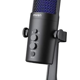 The microphone for streamers, podcasters and gamers that are looking for a condenser mic with impressive quality sound. . It has a built-in pop filter that reduces any muffles or popping noises for clearer voice quality. Choose between the two polar patterns (Cardioid, Stereo, ) to fit your streaming needs and adjust the sensitivity by using the gain control knob. Whether you’re plugging into a PC, PS4, or Mac, you’ll be able to deliver quality sound to anyone tuning in.
Multi-platform, multi-program compatible，One microphone for streaming on PC, PS4, PS5 and Mac. Clear voice quality with excellent sound for clear communication. and is compatible with most major broadcast software
Instantly know your mic status with the LED indicator and with the tap-to-mute to easily mute yourself without any delay
Radiant RGB lighting with dynamic effects: Personalize stunning RGB lighting and dynamic effects for an eye-catching shot of customizable style.
USB PLUG & PLAY: High quality desktop record