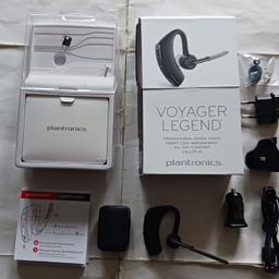 This is a Plantronics Voyager Legend Bluetooth earpiece / headset, it has 7 hours talk time, 11 days of standby and has 10 meters of range from your mobile, very light and comfortable