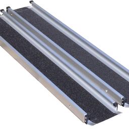 Brand new, never used, in carry bag. These compact, lightweight and durable Telescopic Channel Ramps are ideal for providing access to houses and cars for wheelchairs, scooters, walkers and rollators. Featuring a non-slip surface plus 2 locking points for safe use, model # VA147M.
((Can arrange delivery to UK mainland- £7.95))