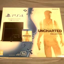 comes in original box ,pad does tend to drift,hence me putting 2 games in bundle to compensate (you'll need new pad)..unfortunately "uncharted collection game" not included sold separately. (see photo's attached)
