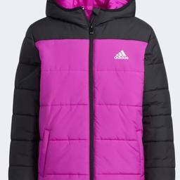 Brand New Girls Adidas Coat Jacket
Padded, great for the winter.
Size 13-14years old
Pink and Black
£49.99 from Adidas
Selling for Half price
No offers 
Reduced