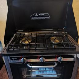 Kampa 2 burner hob and oven
Unused as New
Ideal for camping caravan or campervan.
Cost £250
S