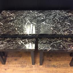 New
(Boxed)
3 colours available 
2+1
Marble effect coffee table set 
Good quality coffee table set 
£179
Can be viewed 
137, Bradford Road 
Bd18 3tb