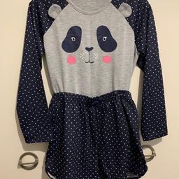 Brand new, cute Panda long sleeve top & shorts set from Gap online. Although size is 14 it fits from age 10 if your daughter is taller than average. My daughter is 11 and unfortunately sleeves are already too short now.