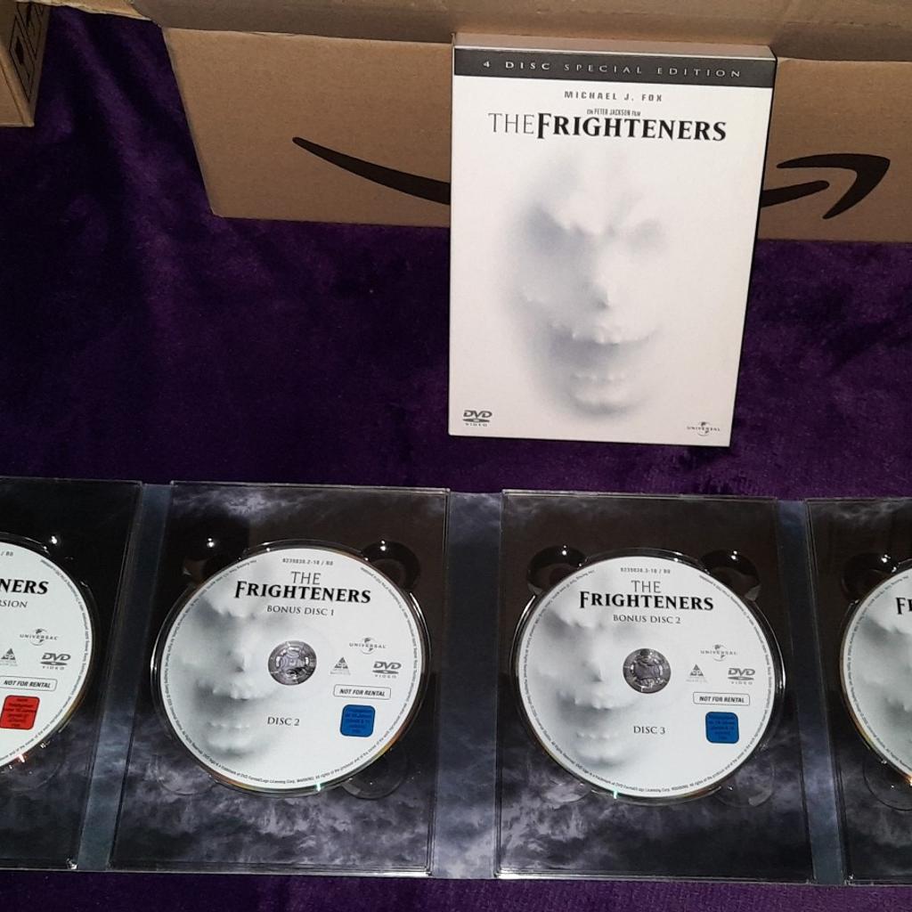 DVD - Box - The Frighteners - 4-Disc Special Edition

NEUWERTIG!

WURDE NUR 1x ABGESPIELT!

TOP ZUSTAND!

15€

inklusive Versand

DER VERKAUF ERFOLGT UNTER AUSSCHLUSS JEGLICHER SACHMANGELHAFTUNG!

PRIVATVERKAUF, KEIN UMTAUSCH, KEINE RÜCKNAHME, KEINE GEWÄHRLEISTUNG!