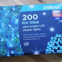 Blue 200 lights
Last few packs available
£5 each