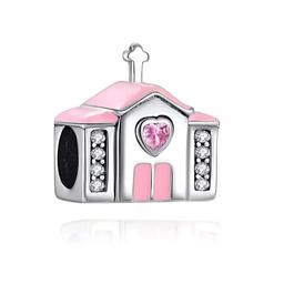 Small Church for Pandora bracelet or necklace New.
