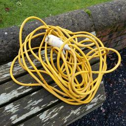 We have a 110V extension cable approx 12mt
This has been in the shed a while