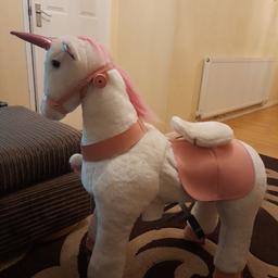 This beautiful ride on unicorn is in perfect condition, bought for 2 year old but she too young to ride it. Perfect Christmas present, like new condition. Collect from DY4 Tipton.

Clean, smoke and pet free home.