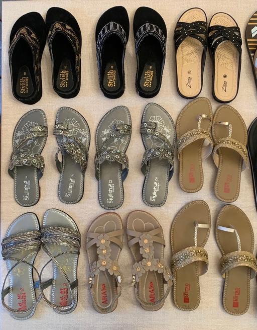 Buy & Sell West Midlands Birmingham - Photos for Asian party wedding sandals slippers size 4-6