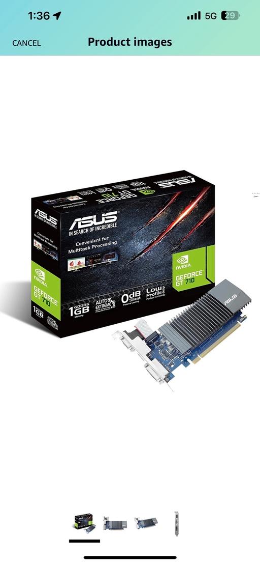 Buy & Sell North West London Kensal Green - NW6 - Photos for Asus Geforce GT 710 (1GB) Graphics Card