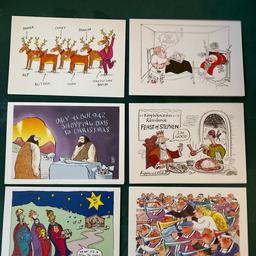 Private Eye set of 6 Christmas Cards
Excellent condition 
Comes with envelopes 
Bargain! 
Mix and match with other cards on my Shpock!
