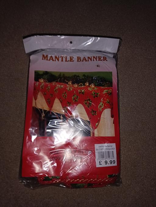 Buy & Sell Essex Colchester - Photos for Fire mantle Christmas banner