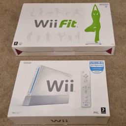 Excellent condition:
Nintendo Wii & Wii fit board Console Bundle. Includes 1 controller and Nunchuk.

Games :
Wii Play Games
Wii Fit
Wii Sports
Wii Active

From a Pet and Smoke free home