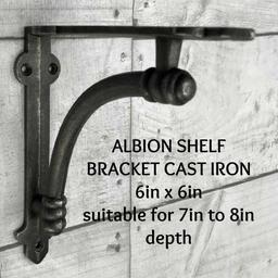 New range of cast and wrought iron, hand forged shelf brackets now in stock.

Many different designs and styles.
From traditional to quirky to industrial. there is something for all tastes.

Suitable for shelves or mantles measuring between 
6.5" - 8" wide (approx 165mm - 200mm).
Making them a perfect fit with our Oak and Pine Shelves and Mantlepieces.
An affordable piece of luxury with prices ranging from £6 to £8.50 ea. (£12 to £17 pair)

Delivery to WN Wigan £15, other areas on request or
Collect from:

TimberMines Ltd
Unit 2i, Cricket Street Business Park
Cricket Street
Wigan
WN6 7TP.
Go through security barrier and take 1st left by the ambulances.
Please drive to the bottom and on to the yard and park up. Thanks!