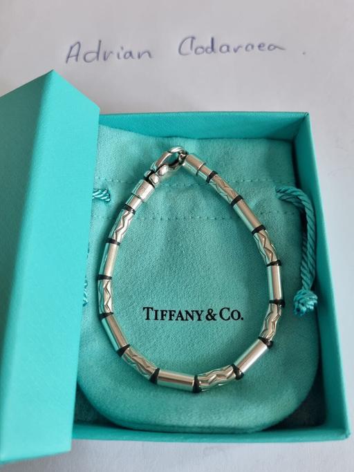 Buy & Sell North West London Harrow - Photos for Tiffany&Co. Zig Zag Hematite Silver Bracelet