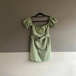 womens pretty little thing sage green bardot belt dress

size 8 xs

new with tags

bundle deals available
not responsible once posted or collected
not responsible for items that dont fit
not accepting offers
sorry no returns or refunds