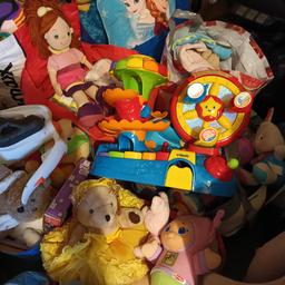 I  SELL BABY/CHILDRENS GOODS. THIS IS AN ASSORTED COLLECTION OF TOYS FOR SALE. IN PADIHAM BB12 8SN. YOU ARE VERY WELCOME TO COME AND LOOK THROUGH THEM. 😊 ALL  WORKING AND EX CONDITION.