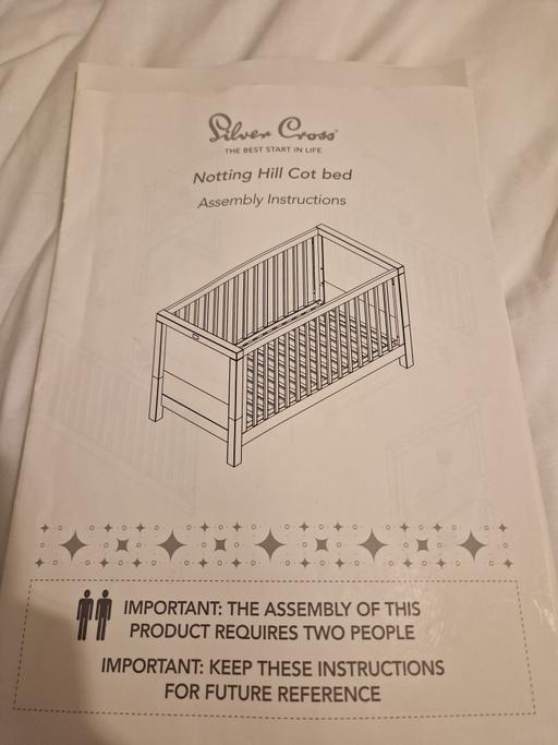 Buy & Sell Kirkby Knowsley - Photos for Sliver cross cot bed