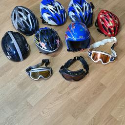 Helme €10 Stück und Brillen sind verkauft 
Guter Zustand

Selbstabholung Innsbruck