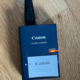 Ladegerät
Canon Battery Charger CB-2LXE und Battery Pack