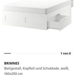 Verkaufe mein Bettgestell von Ikea Größe 160x200 inkl. Lattenrost
Und zwei Läden
Bett ist ca. 2 Jahre alt

verkaufe es wegen Neuanschaffung

Bitte um Selbstabholung :) 