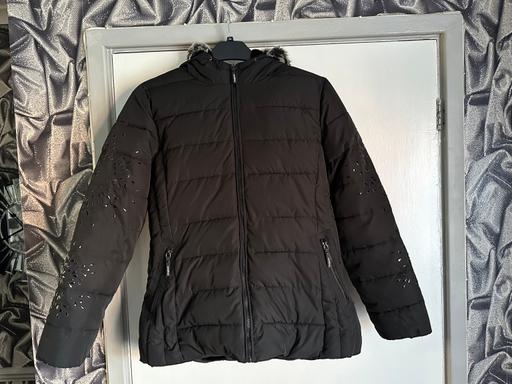 Buy & Sell West Midlands Dudley - Photos for Desigual black hooded coat XXL new fur lined