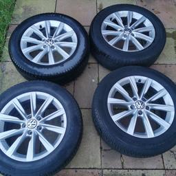 Up for sale for my partner alloys came off a 2012 tiguan
Good condition tyres are all good and pleanty of tread