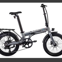 Eovolt electric folding bike only 6 miles on clock 5 speed assist 16 inch wheels 4 speed gears

The innovative design of using the seat post as the battery serves 3 important purposes
The bike has a clean stylish look that doesn't look like an e bike.
The balance of the bike is perfect with the weight of the battery located centrally directly below the rider
Get to the office or motorhome with a dirty bike, no problem just take the seatpost inside to charge up ready for the next ride
• With the fold and go system you can carry your EOVOLT bike anywhere, allowing you to combine it with other means of transport such as the underground, bus, tram or train.
• An easy foldingprocess allows youto quickly fold your bike in 10 seconds for storing away or transporting.
• The on board computer with its LCD screen allows you to have access to all your ride information.
• An integrated USB port allows you to charge onnof off bike your phone or other electronic