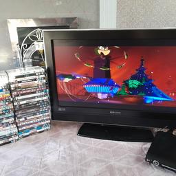 32"tv NO REMOTE BUT HAS BUTTONS ON TOP also has HDMI COMES with dvd player NO REMOTE and 45+ dvds all fully working as u can see in the pics only selling as its no longer used £30 the lot collection only DY2 dudley area NOT selling separately all must go together
