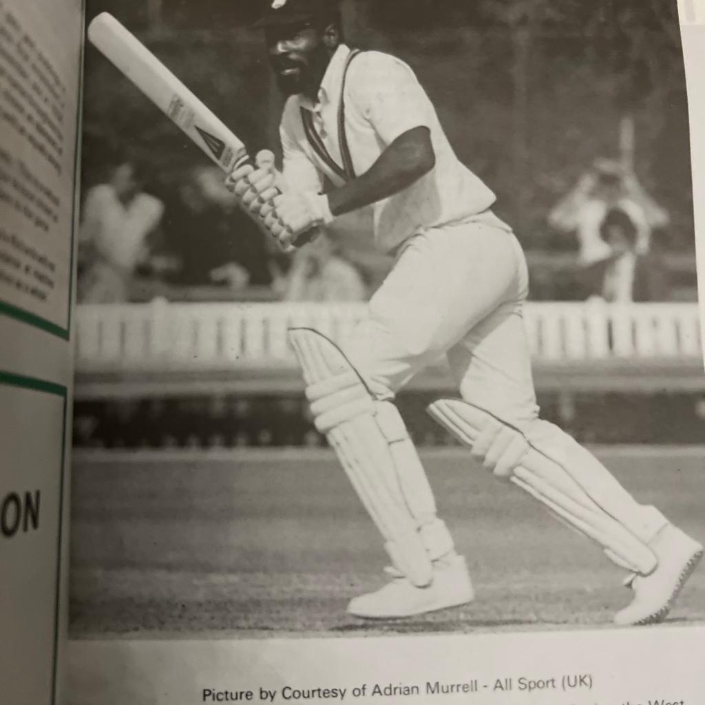 Viv Richards, Rishton C.C. 1987 Souvenir Brochure, in excellent condition