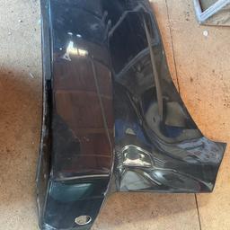 Ford transit custom passenger side rear bumper, painted in metallic black. In brilliant condition. Has a parking sensor hole. £50